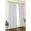Commonwealth Home Fashions Thermalogic Insulated Solid Color Tab Top Curtain Pairs 72 in., White 70292-153-001-72